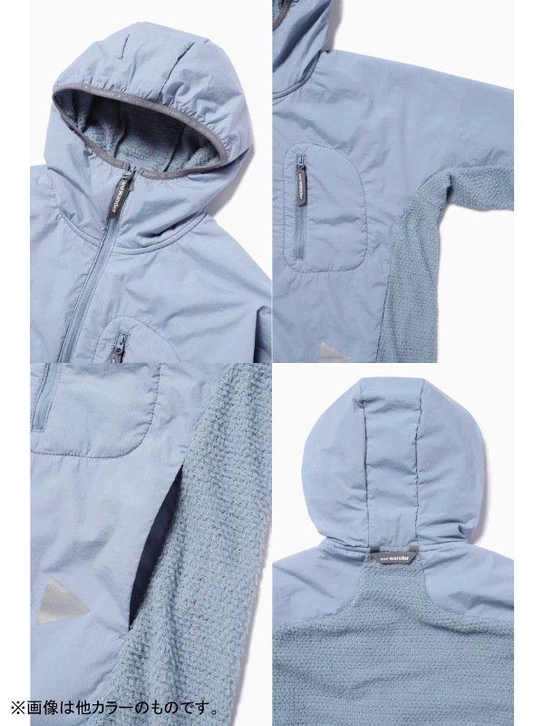 Women's alpha direct hoodie #black [5743241023] ｜andwander