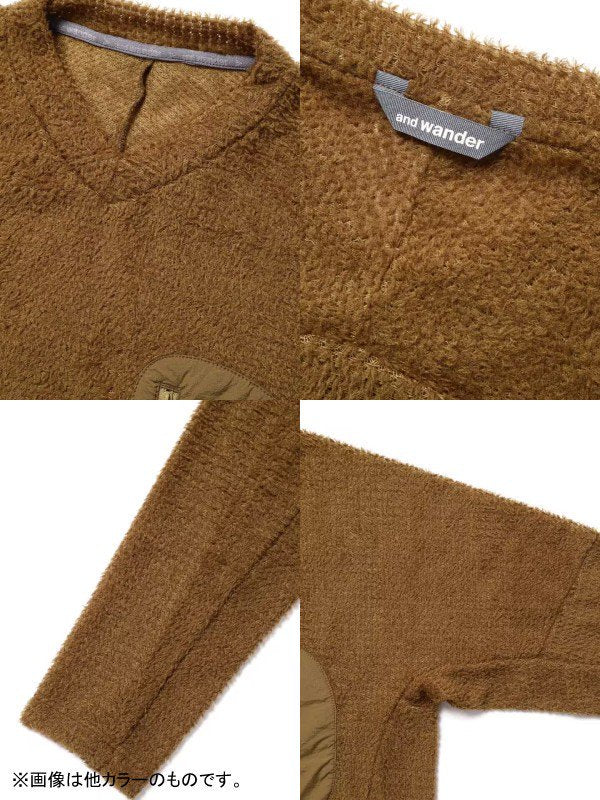 Women's alpha direct pullover #black [5743244024] ｜andwander