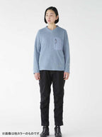 Women's alpha direct pullover #black [5743244024] ｜andwander