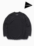 Women's power dry jersey  LS T (W) #black [5743264030] ｜andwander