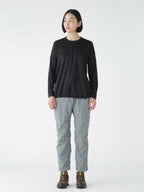 Women's power dry jersey  LS T (W) #black [5743264030] ｜andwander