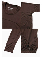 Women's power dry jersey  LS T (W) #brown [5743264030] ｜andwander