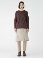 Women's power dry jersey  LS T (W) #brown [5743264030] ｜andwander