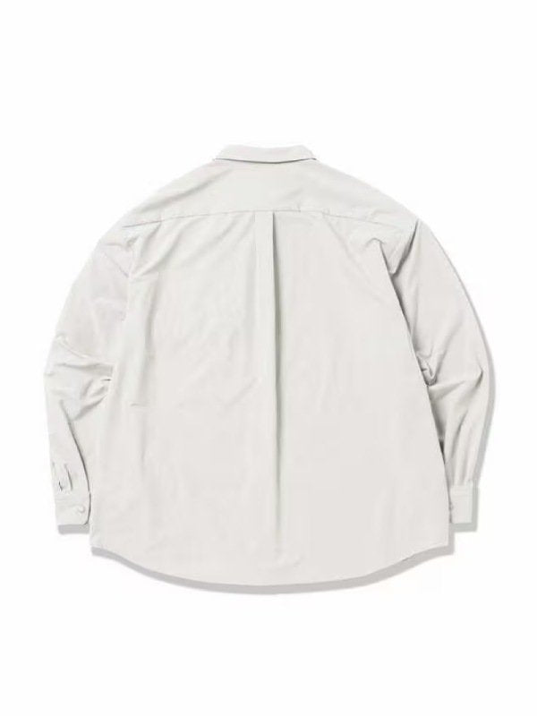 女士轻薄棉衬衫 #l.灰色 [5743283071]｜andwander