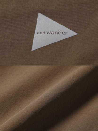 Women's light w cloth shirt #brown [5743283071] ｜andwander