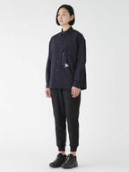 女士轻薄棉质衬衫 #海军蓝 [5743283071]｜andwander