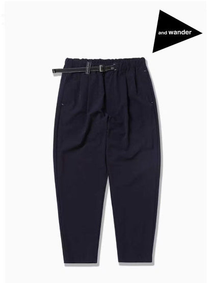 Women's light w cloth pants #navy [5743282072] ｜andwander