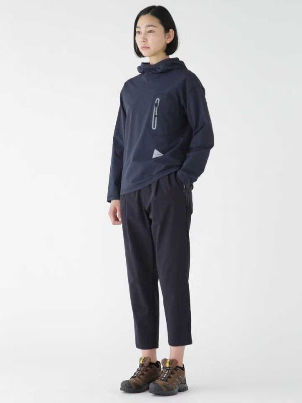 Women's light w cloth pants #navy [5743282072] ｜andwander