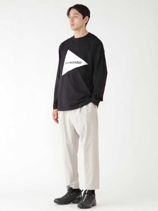 light w cloth pants #l.gray [5743282072] ｜andwander