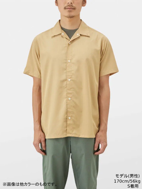 山と道｜ヤマトミチ M's Bamboo Short Sleeve Shirt #Clove Brown