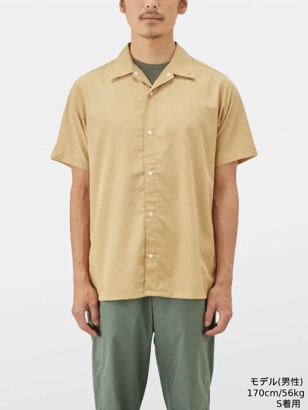 Men's Bamboo Short Sleeve Shirt #Nomad｜山と道