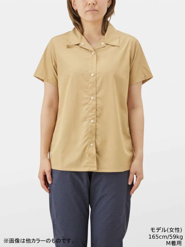 山と道｜ヤマトミチ Women's Bamboo Short Sleeve Shirt (レディース 