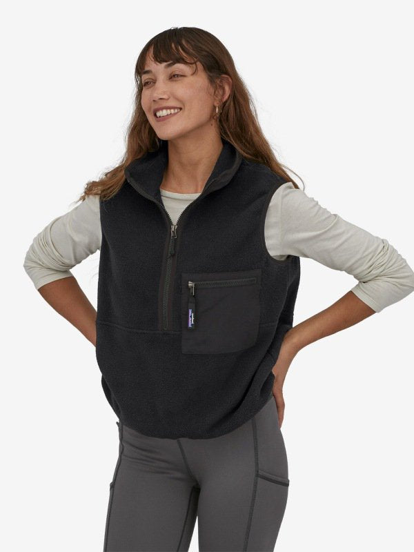 Women's Synchilla Fleece Vest #BLK [22950]｜patagonia
