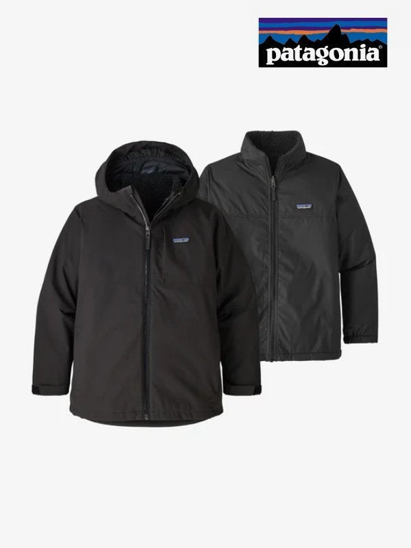 Kid's 4-in-1 Everyday Jacket #BLK [68035]｜patagonia