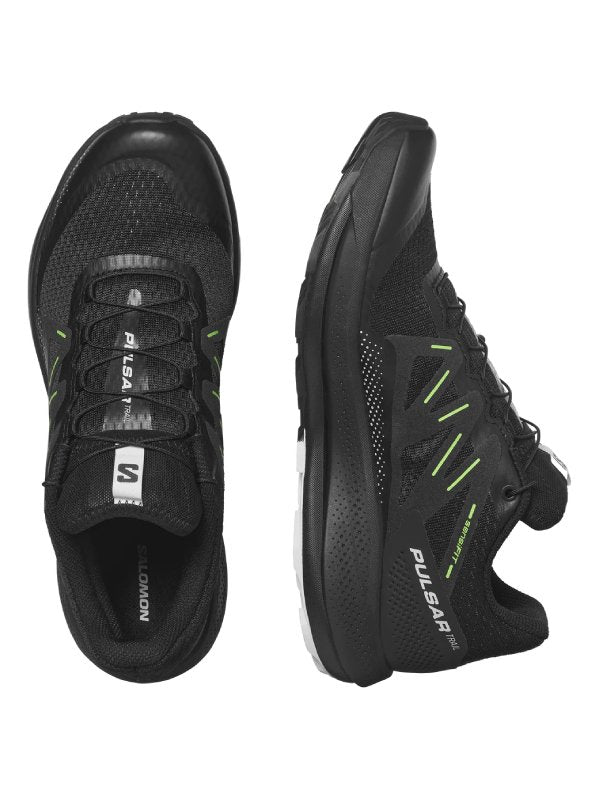 PULSAR TRAIL #Black/Black/Green Gecko [L47385200]｜SALOMON