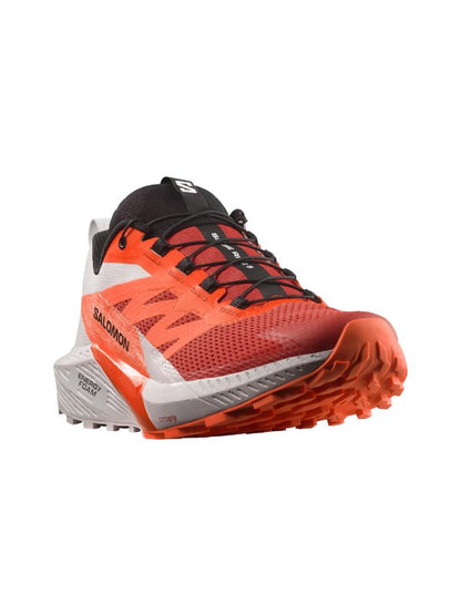 SENSE RIDE 5 #Lunar Rock/S Orange/F Red [L47046200]｜SALOMON