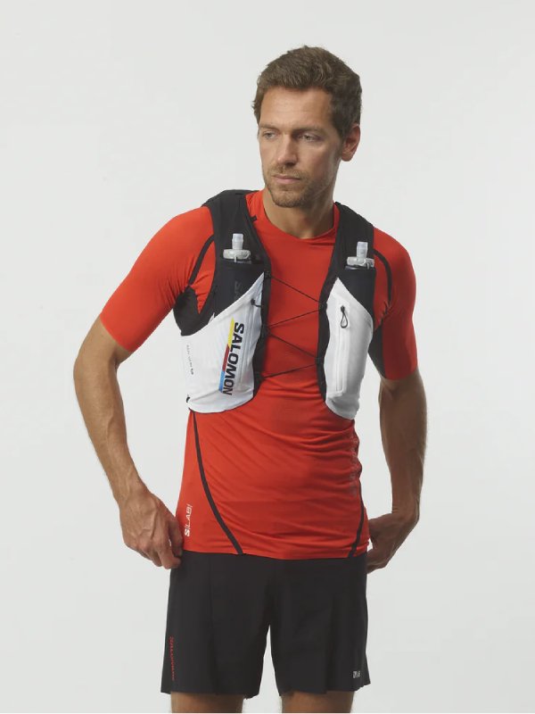 ADV SKIN 12 RACE FLAG #BLACK/WHITE [LC2012400]｜SALOMON