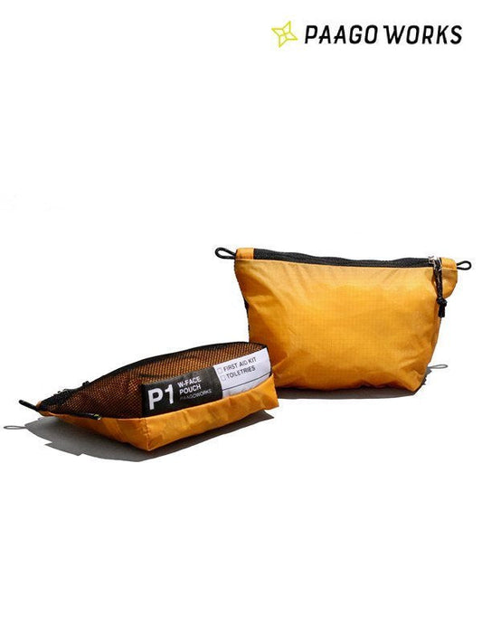 W-FACE Pouch 1 #ORANGE [US101ORN] | PAAGO WORKS