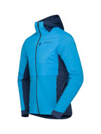 falketind Alpha90 insulated Zip Hood #Hawaiian surf/Indigo Night [1803-23]｜Norrona