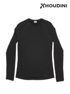 Women's Desoli Thermal Crew #True Black [840024]｜HOUDINI