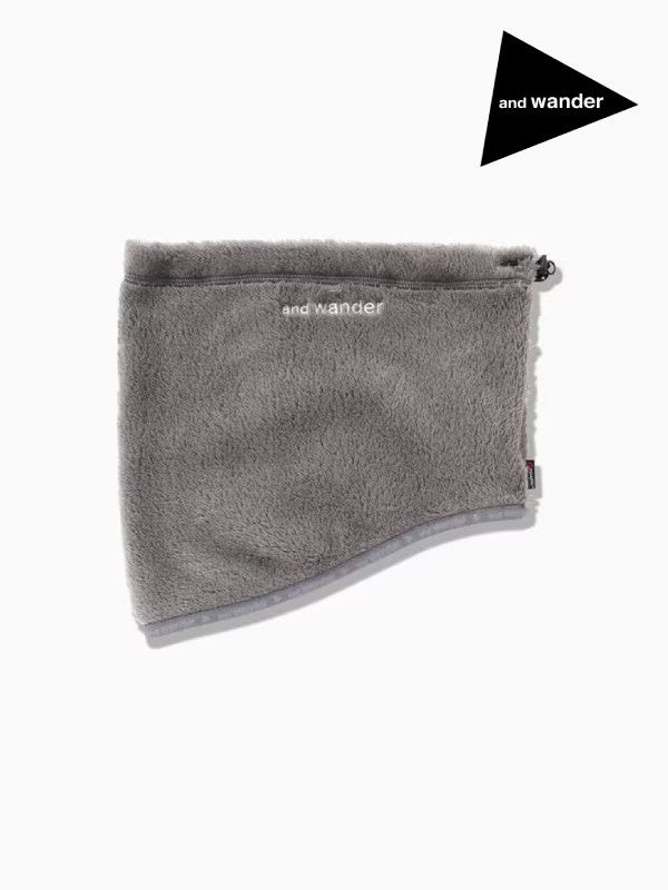 high loft fleece neck warmer #d.gray [5743277021] ｜andwander