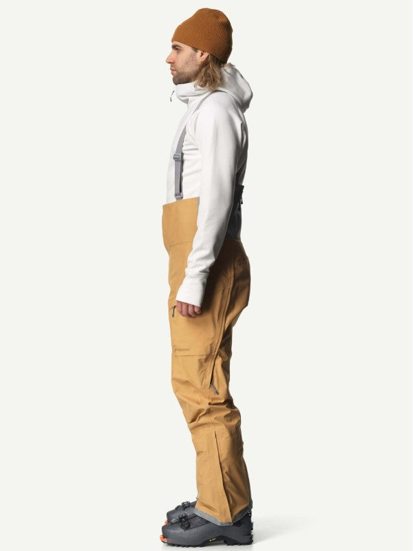 Men's Rollercoaster Bib Pants #Sand Dune [800062]｜HOUDINI