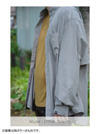 MERINO LONGSLEEVE T-SHIRTS #SAX [PS222022]｜PAPERSKY WEAR