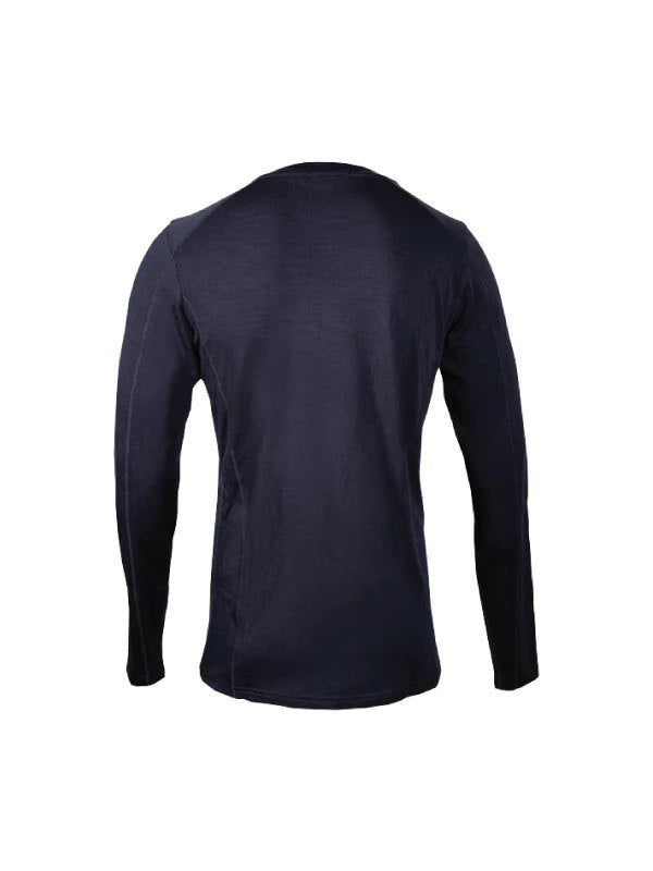 Men's baselayer LS midcrew neck top #Black [P68001]｜POINT6