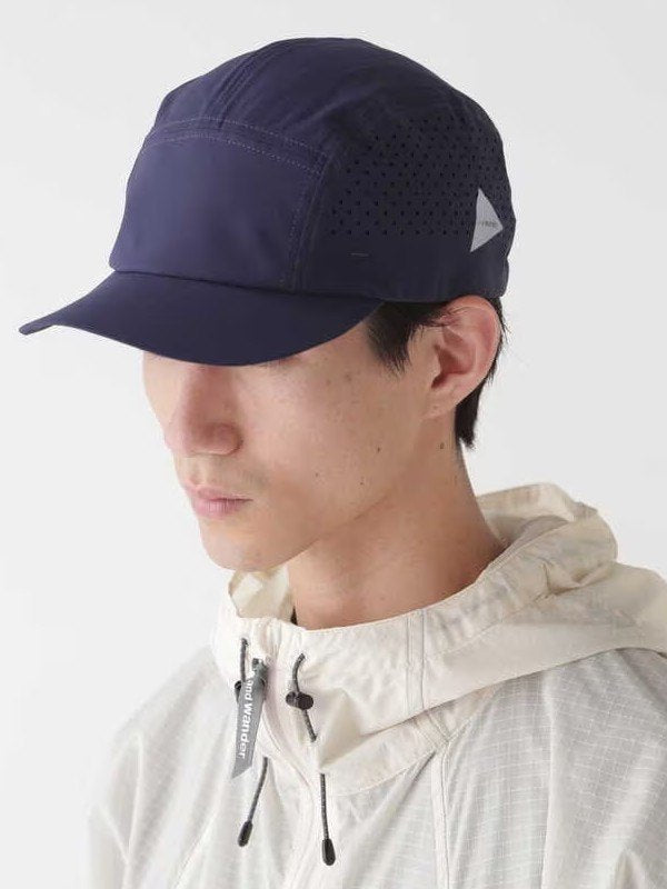 tech cap #120/navy [4986229]｜and wander – moderate