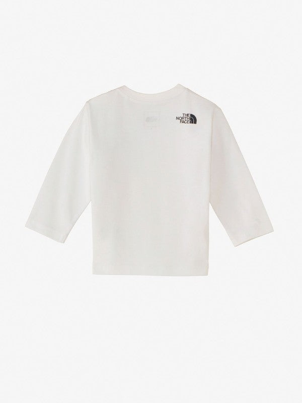 Baby L/S Small Square Logo Tee #WW [NTB32357]｜THE NORTH FACE