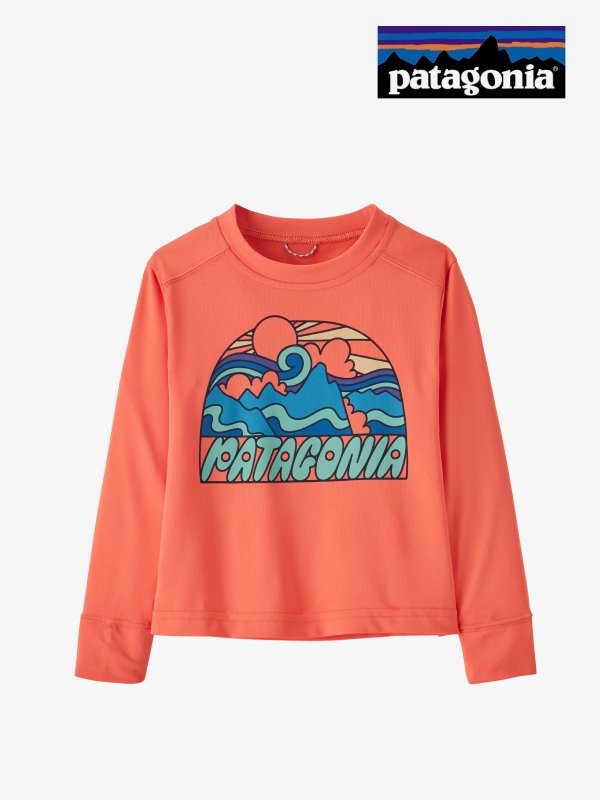 Baby Long Sleeved Capilene Silkweight T-Shirt #FCRL [61246] ｜patagonia【Outlet_40】