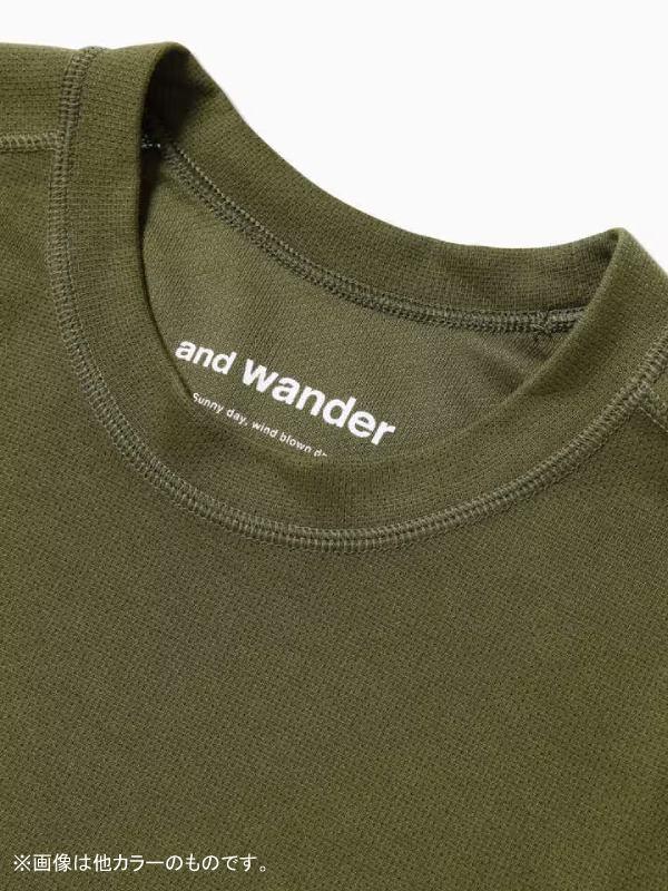 Women's power dry jersey raglan  LS T #120/navy [4164134]｜and wander