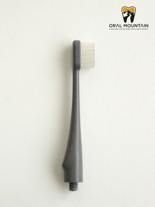 HEAD HYBRID BAMBOO toothbrush #gray | ORAL MOUNTAIN
