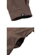 RELAX CAVE TYPEWRITER LONG BIG SHIRT #BROWN [PS232016]｜PAPERSKY WEAR