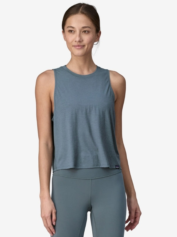 Women's Cap Cool Trail Cropped Tank #UTB [24460]｜patagonia