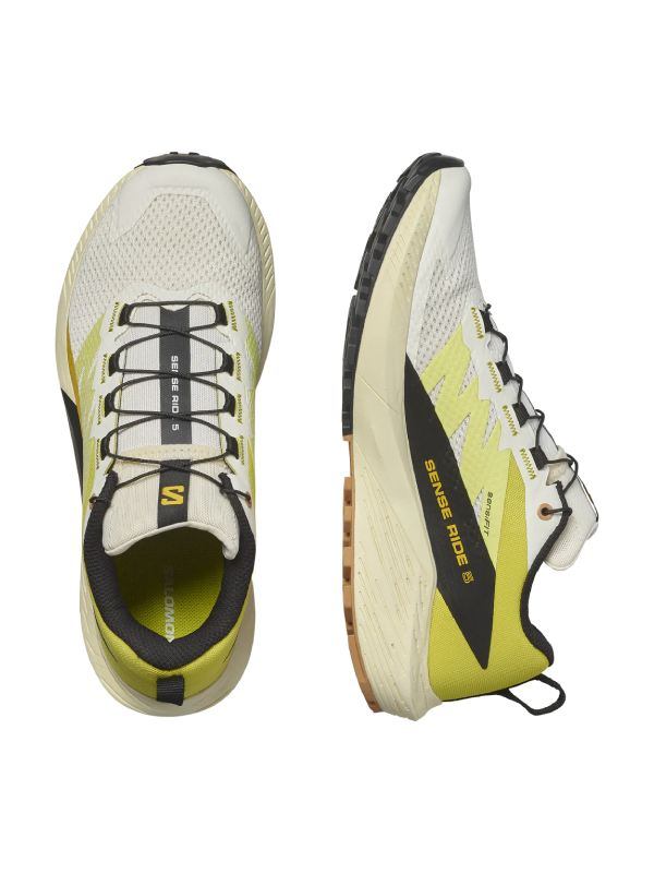 SENSE RIDE 5 W #Vanilla Ice / Sulphur Spring / Black [L47458800]｜SALOMON