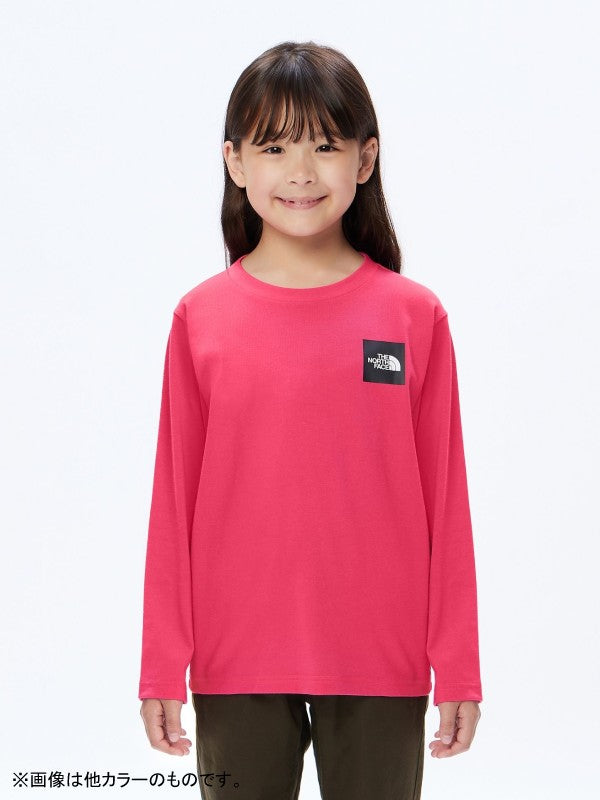Kid's L/S Small Square Logo Tee #K [NTJ32357] | THE NORTH FACE