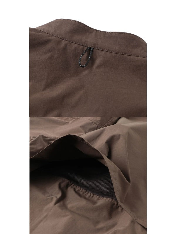 RELAX CAVE TYPEWRITER LONG BIG SHIRT #BROWN [PS232016]｜PAPERSKY WEAR