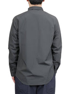 ソフトシェルのショートカラーシャツ #ケシズミイロ [021054]｜AXESQUIN