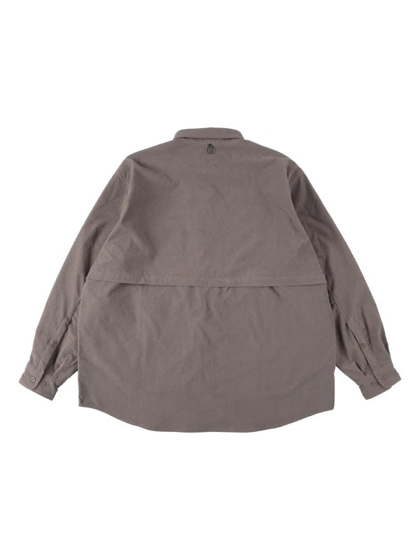 HIKE&BIKE CAVE CORDUROY BIG SHIRT #GRAYGE｜PAPERSKY WEAR