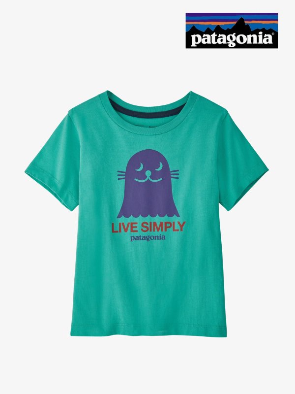 Baby Regenerative Organic Certified Cotton Graphic T-Shirt #LVFT [60388] ｜patagonia【Outlet_40】