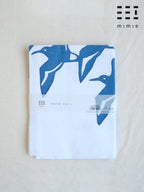 伊勢木綿の手ぬぐい #白千鳥｜mimie