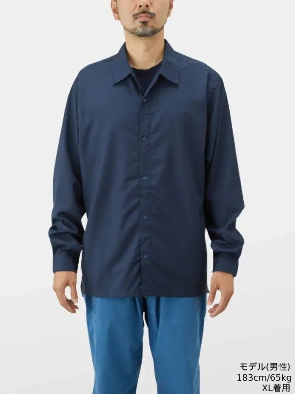 Merino Shirt #Indigo｜山と道 – moderate