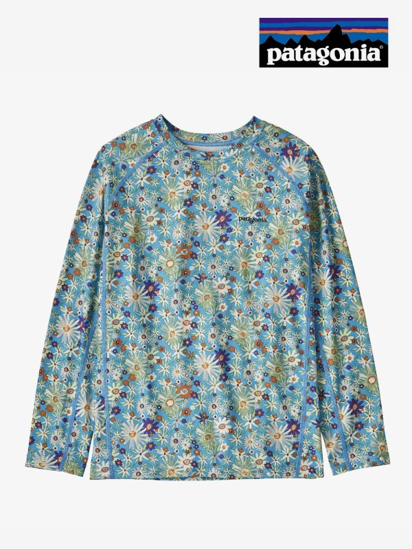 Kid's Long Sleeved Silkwaight Rashguard #PRLA [66316] ｜patagonia【Outlet_40】