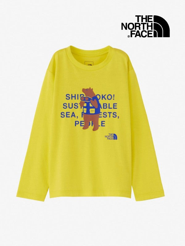 Kid's L/S Shiretoko Toko Tee #SS [NTJ82332ST]｜THE NORTH FACE【Outlet_40】