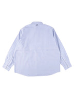 HIKE&BIKE CAVE OXFORD BIG SHIRT #SAX [PS232015]｜PAPERSKY WEAR