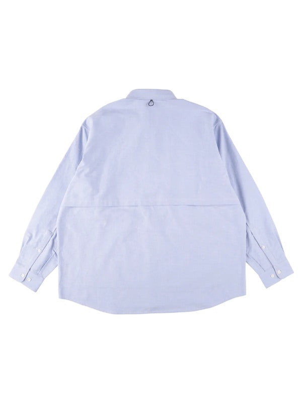 HIKE&BIKE CAVE OXFORD BIG SHIRT #SAX [PS232015]｜PAPERSKY WEAR