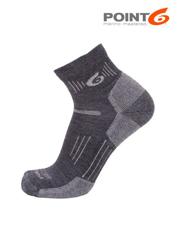 37.5 Hiking Essential Light Mini Crew #Gray [11-3721-200]｜POINT6