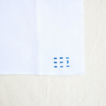 Ise cotton hand towel #White Houndstooth｜mimie
