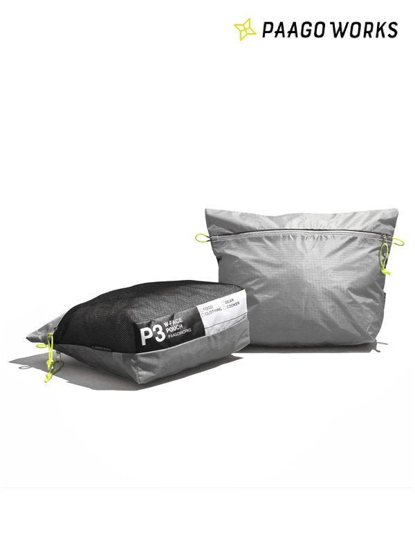 W-FACEポーチ3 #GRAY [US103GRY]｜PAAGO WORKS